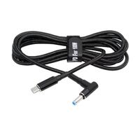 cablecc USB-C 100W 20V Input to DC 4.5 * 3.0mm PD Power 65W Output Charge Cable Support QC PD Type-C Compatible with HP-Laptop