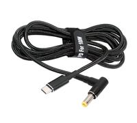 cablecc USB-C 100W 20V Input to DC 5.5 * 2.5mm PD Power 65W Output Charge Cable Support QC PD Type-C for Laptop