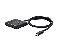 Cablecc USB-C Type-C Bi-Direction Switch MST 1 to 2 Hub Support Video Data PD 8K@30hz 100W 10Gbps with 50cm Cable