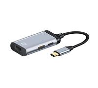 Cablecc USB-C Type-C USB3.1 to 1000Mbps Gigabit Ethernet Network LAN Adapter with Female PD Power Port