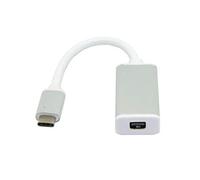 Cablecc USB-C USB 3.1 Type C to Mini DisplayPort DP 1080p HDTV Adapter Cable with Silver Case for Air Pro