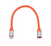cablecc USB4 20Gbps Male to Female Ultra Soft High Flex Cable Supports 100W Charging & 8K Display TB3/TB4 Compatible 30CM