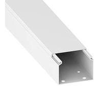Cablecoach Habengut cable duct (with mounting holes in the base) 40x60 mm made of PVC, colour: white, length 1 m