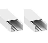 Cablecoach CC10116 L60110AW1 Cable Duct, White, 60x110 mm (Pack of 2)