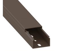 Cablecoach Coach 25 x 40 mm cable duct with floor perforation 1x1m, brown