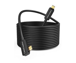CableCreation Compatible with Quest 2 Cable Fiber Optic 16 FT, USB 3.2 Gen2 USB C to USB C Cable 10Gbps High Speed Data Transfer for Oculus Quest 2, Virtual Reality Headsets Gaming PC,5M