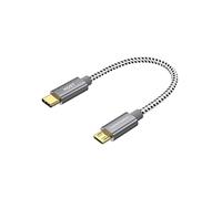 CableCreation USB C to USB Cable - Braided OTG 480Mbps, 0.2m, For MacBook Pro Air, Pixel & More - Space Gray