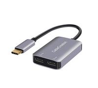CableCreation USB Type C Splitter, 2-in-1 USB C Audio Adapter and PD Fast Charging, Compatible with iPad Pro, MacBook Air, Galaxy Note 10, S9, S10, S20, S21 Ultra, S22, Pixel 2 3 XL, Aluminum Gray