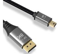 CableDeconn Mini DP to DisplayPort 8K@60Hz 4K@144Hz Bi-Directional 3M Cable