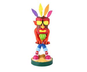 Cableguys Crash Bandicoot Crash Aku Aku Controller Holder & Phone Stand - Gaming Accessories for Room and Desk Setup, Holder Compatible with Xbox, PlayStation & Most Standard Game Controllers
