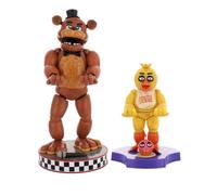 Cableguys Freddy and Mini Chica Controller & Phone Holder Gift Set | Gaming Accessories for Room, Large & Mini Phone Stand Set Compatible with Xbox, PlayStation & Most Standard Game Controllers