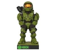 Cableguys Halo Master Chief Infinite Light-Up Square Base Controller Holder & Phone Stand - Gaming Accessories for Room and Desk, Compatible with Xbox, PlayStation & Most Standard Game Controllers