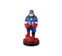 Cableguys - Marvel Avengers Captain America Gaming Accessories Holder & Phone Holder for Most Controller (Xbox, Play Station, Nintendo Switch) & Phone