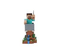 Cableguys Minecraft Steve Controller Holder & Phone Stand - Gaming Accessories for Room and Desk Setup, Holder Compatible with Xbox, PlayStation & Most Standard Game Controllers