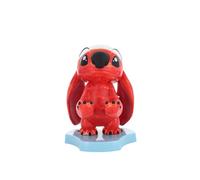 Cableguys Minis Badness Level Stitch Phone Stand & Earbuds Holder - Novelty Phone Stand for Desk and Bedside, In Ear Headphone Holder for Smartphone & Small Devices, Cute Desk Decor and Accessories