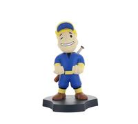 Cableguys Minis Fallout Big League Vault Boy Phone Stand & Earbuds Holder - Novelty Phone Stand for Desk and Bedside, In Ear Headphone Holder for Smartphone & Small Devices, Desk Decor Accessories