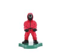 Cableguys Minis Squid Game Circle Guard Phone Stand & Earbuds Holder - Novelty Phone Stand for Desk and Bedside, In Ear Headphone Holder for Smartphone & Small Devices, Desk Decor and Accessories