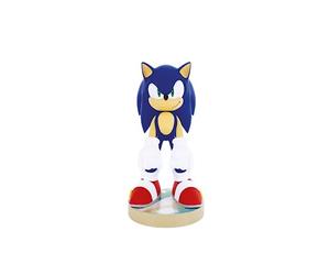 Cableguys Modern Sonic Controller Holder & Phone Stand - Gaming Accessories for Room and Desk Setup, Holder Compatible with Xbox, PlayStation & Most Standard Game Controllers