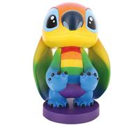 Cableguys Rainbow Stitch Controller Holder & Phone Stand - Gaming Accessories for Room and Desk Setup, Holder Compatible with Xbox, PlayStation & Most Standard Game Controllers