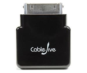 CableJive dockStubz Charge Converter and 30-pin Pass Through Adapter for iPhone, iPod, and iPad