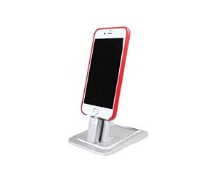 CABLEJIVE HeroDock, Aluminium charging stand for iPhone and other smartphones, flexible, useful, universally compatible
