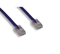 Cablelera 10' Category 5e UTP Network Patch Cable, Non-Booted Assembly, Purple Color (ZNWN4490-10)
