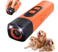 Cablelera Anti Bell Device Dogs, Ultrasonic Dog Repellent, Rechargeable Antibarking Ultrasonic Device with 3 Adjustable Frequencies, LED Torch for Small and Large Dogs, Indoor and Outdoor Use