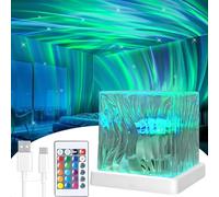 Cablelera Northern Lights Projector Light, Rechargeable Galaxy Projector Northern Light Lamp with Remote Control, 16 Colors & 4 Lighting Modes Night Light Projectors for Bedroom Party Game Rooms