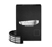 CableMod C-Series Pro ModMesh Sleeved 12VHPWR Cable Kit for Corsair RM Black Label / RMi / RMx (Black / White)