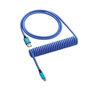 CableMod Classic Coiled Keyboard Cable USB A to USB Type C 150cm - Galaxy Blue