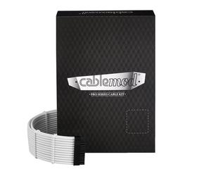 CableMod CM-PCSS-16X2KIT-NKW-R-SS C-Series Pro ModMesh Sleeved White 12V-2x6 12V