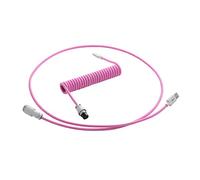 CableMod Pro Coiled Keyboard Cable USB A to USB Type C 150cm - Strawberry Cream