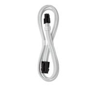 CableMod Pro ModMesh 45cm White Sleeved 4pin ATX Power Cable Extension