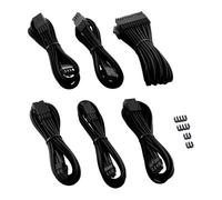 CableMod Pro ModMesh Cable Extension Kit, Black, ModMesh Sleeving, Pre-Installed