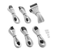 CableMod Pro ModMesh Cable Extension Kit, White, ModMesh Sleeving, Pre-Installed