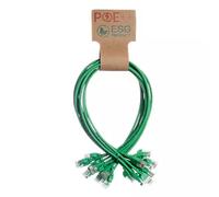 Cablenet 0.25m Cat6 RJ45 Green U/UTP LSOH 30AWG Slim Snagless Booted Patch Lead (PK10) 0.25 m Cat6 U/UTP (UTP) RJ-45 RJ-45 Green