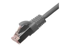 Cablenet 0.25m Cat6a RJ45 Grey U/FTP LSOH 30AWG Slim Snagless Booted P