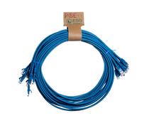 Cablenet 0.2m Cat6 RJ45 Blue U/UTP LSOH 24AWG Snagless Booted Patch Le
