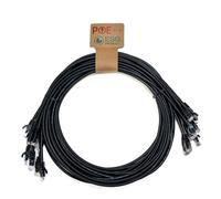 Cablenet CNL 10PK 0.3M C6 Bk UTP Ls 24AWG SB