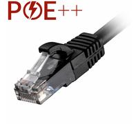 Cablenet 0.3m Cat6 RJ45 Black U/UTP LSOH 24AWG Snagless Booted Patch L