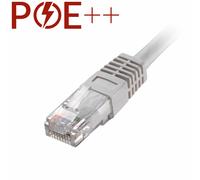 Cablenet 0.3m Cat6 RJ45 White U/UTP PVC 24AWG Flush Moulded Booted Pat