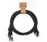 Cablenet 0.3m Cat6a RJ45 Black U/FTP LSOH 30AWG Slim Snagless Booted Patch Lead (PK10) 0.3 m Cat6a U/FTP (STP) RJ-45 RJ-45 Black
