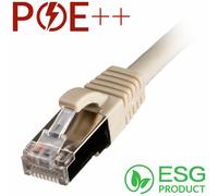 Cablenet 0.3m Cat6a RJ45 Grey S/FTP LSOH 26AWG Snagless Booted Patch L