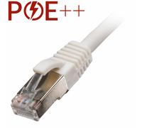 Cablenet 0.3m Cat6a RJ45 White S/FTP LSOH 26AWG Snagless Booted Patch