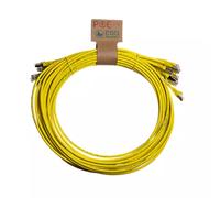 Cablenet 0.3m Cat6a RJ45 Yellow S/FTP LSOH 26AWG Snagless Booted Patch Lead (PK 10) 0.3 m Cat6a S/FTP (S-STP) RJ-45 RJ-45 Yellow