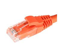 Cablenet 0.5m Cat5e RJ45 Orange U/UTP LSOH 24AWG Snagless Booted Patch