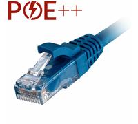 Cablenet 0.5m Cat6 RJ45 Blue U/UTP LSOH 24AWG Snagless Booted Patch Le