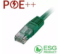 Cablenet 0.5m Cat6 RJ45 Green U/UTP PVC 24AWG Flush Moulded Booted Patch Lead (PK 100)