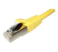 Cablenet 0.5m Cat6 RJ45 Yellow F/UTP LSOH 26AWG Snagless Booted Patch