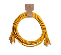 Cablenet 0.5m Cat6 RJ45 Yellow U/UTP PVC 24AWG Flush Moulded Booted Pa